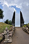 Candi Cetho - Split gate at the entrance of the seventh terrace. 